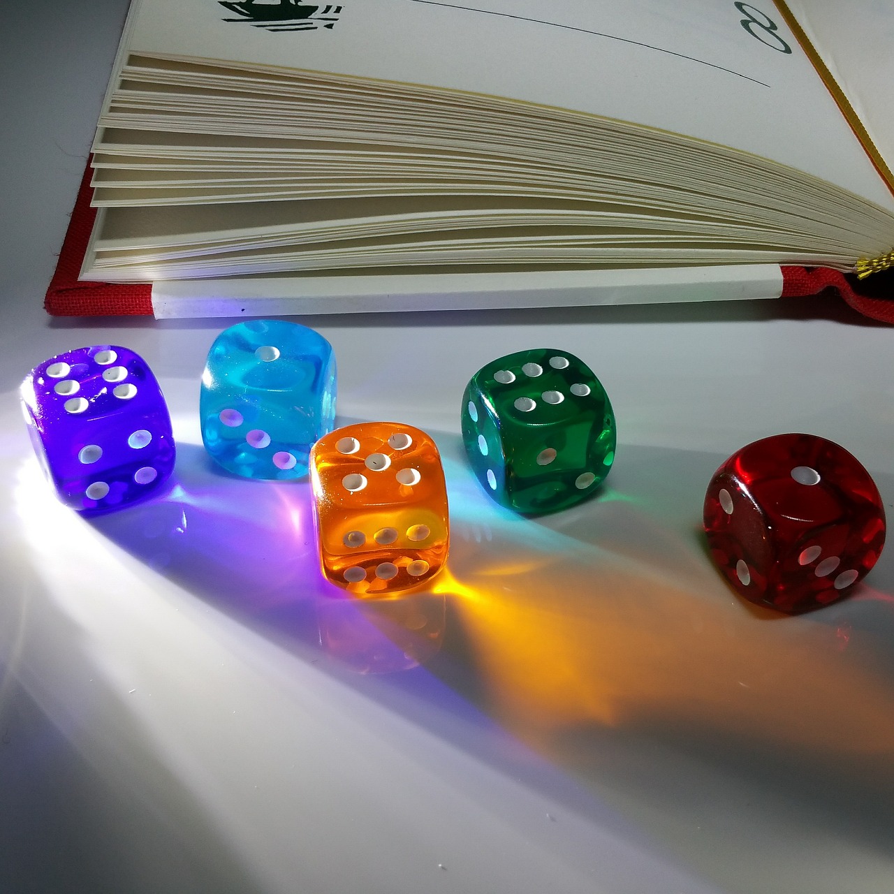 a book, happiness, lucky dice-616740.jpg